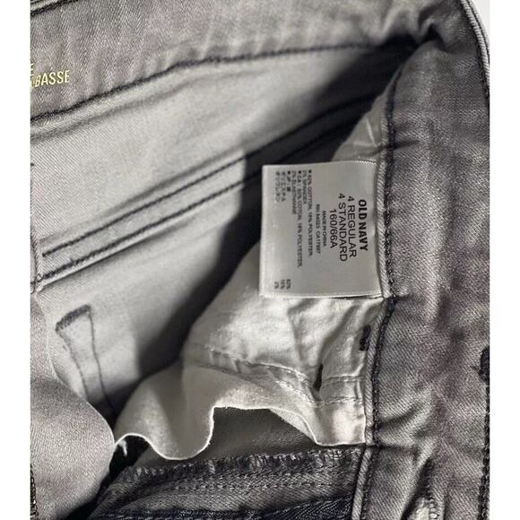Old Navy Womens Charcoal Grey Wash Mid Rise Jeans Denim Preppy Casual Size 4 - Picture 3 of 8